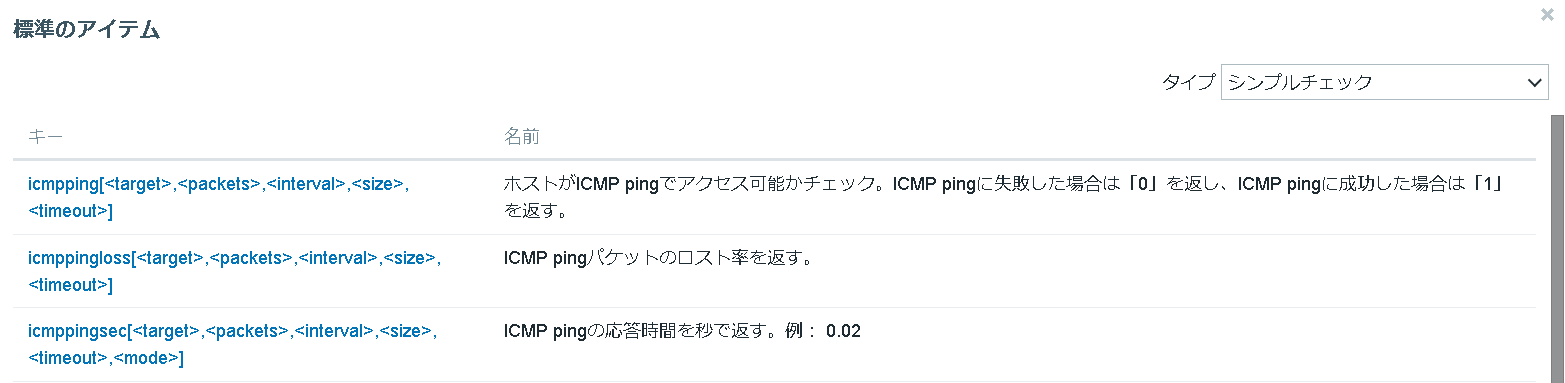 ZabbixでPing監視する設定手順4