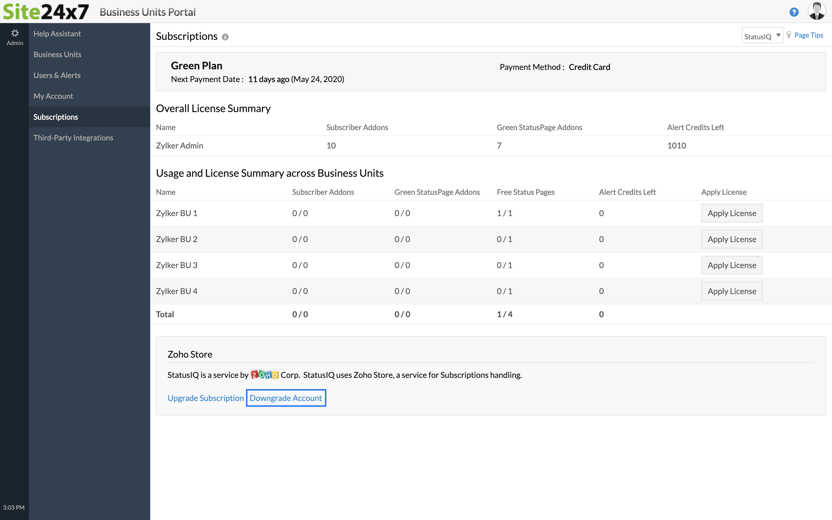 downgrade-account-bu Learn how to downgrade your bu account